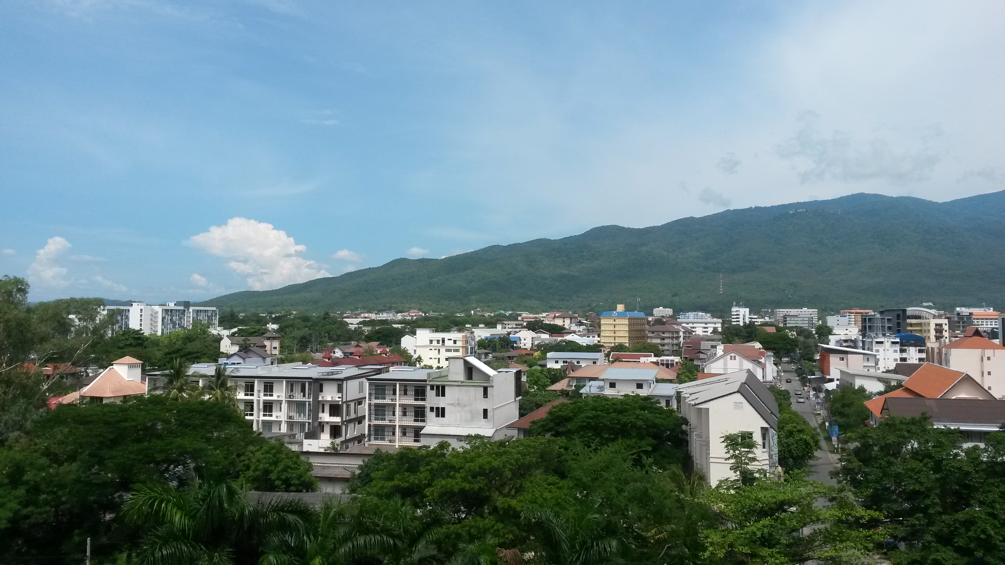 Ausblick vom Zimmer im Lotus Pang Suan Kaew Hotel, Chiang Mai