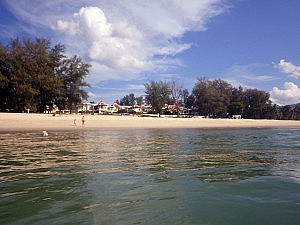 Blick auf den Bangtao Beach in Phuket