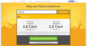 Billig nach Thailand telefonieren mit Toolani