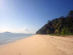 Einsamer Strand auf Koh Yao Yai